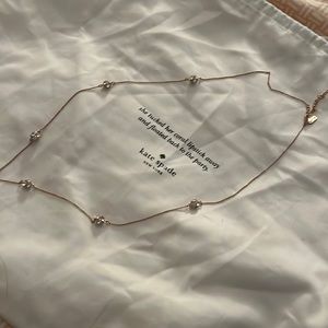 Rose gold Kate spade necklace